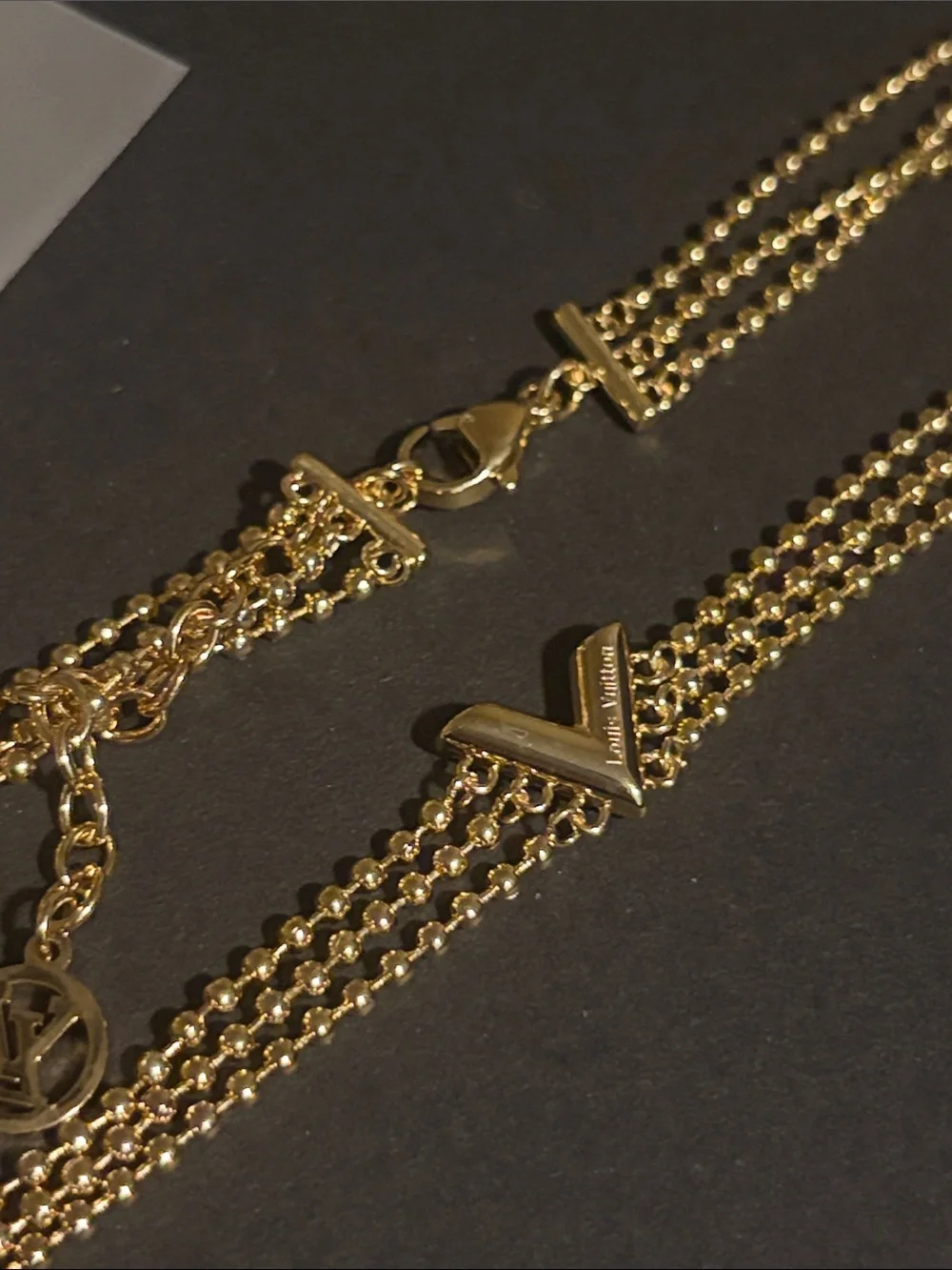 ✨ LV ball chain choker ✨